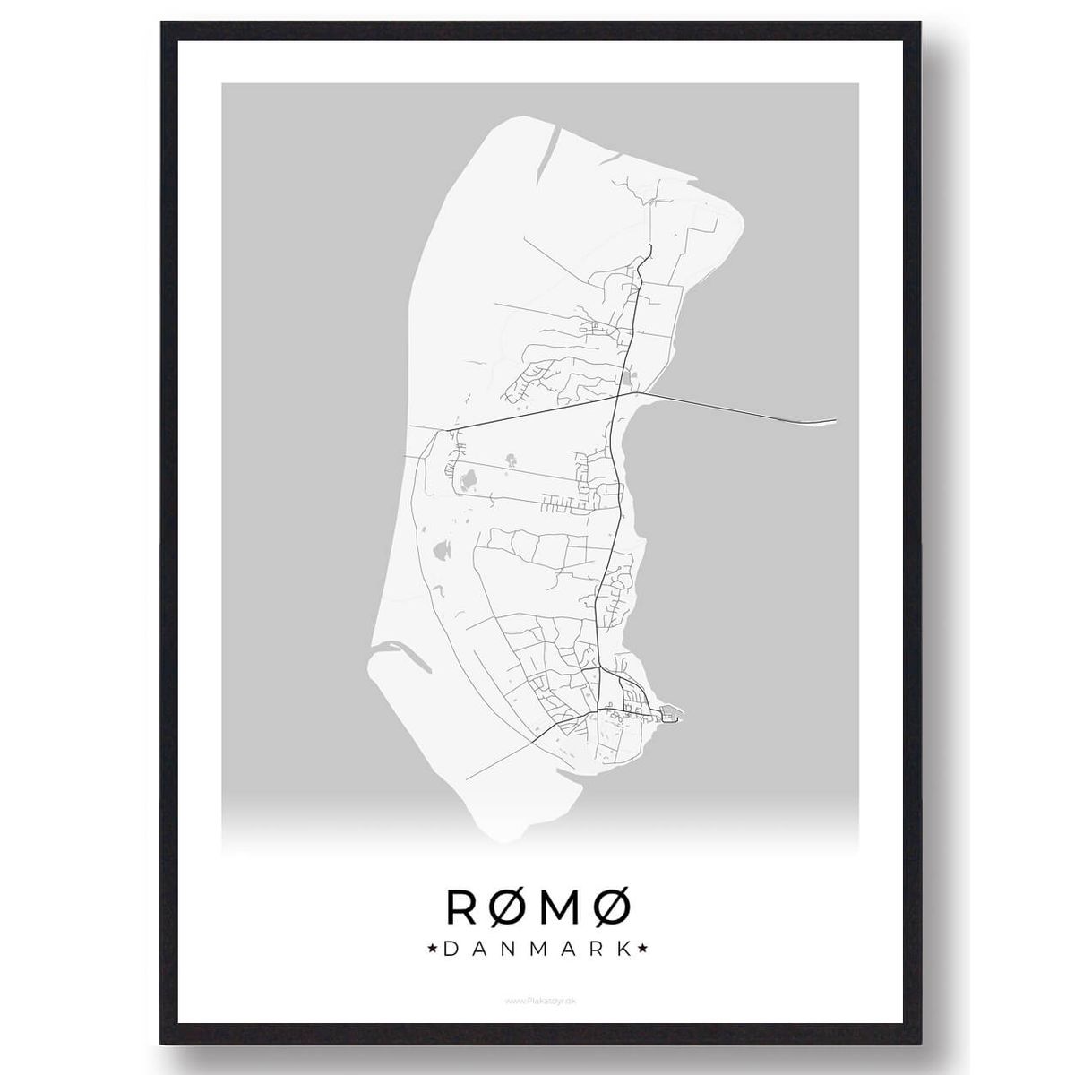 Rømø plakat (Størrelse: L - 50x70cm (B2))