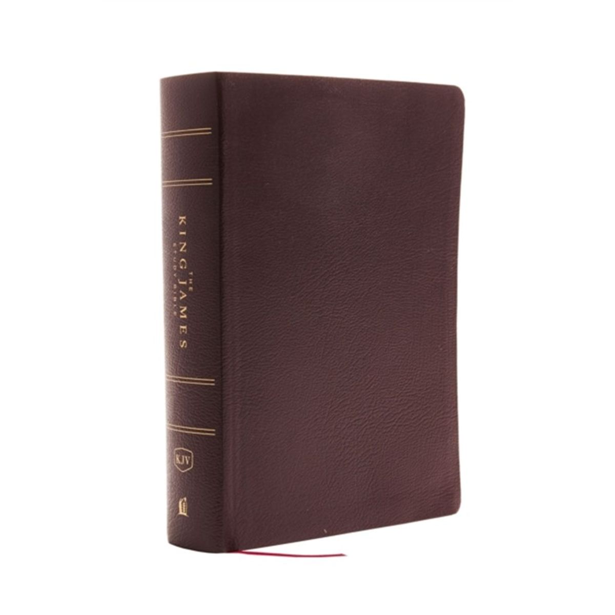 KJV, The King James Study Bible, Bonded Leather, Burgundy, Red Letter, Full-Color Edition