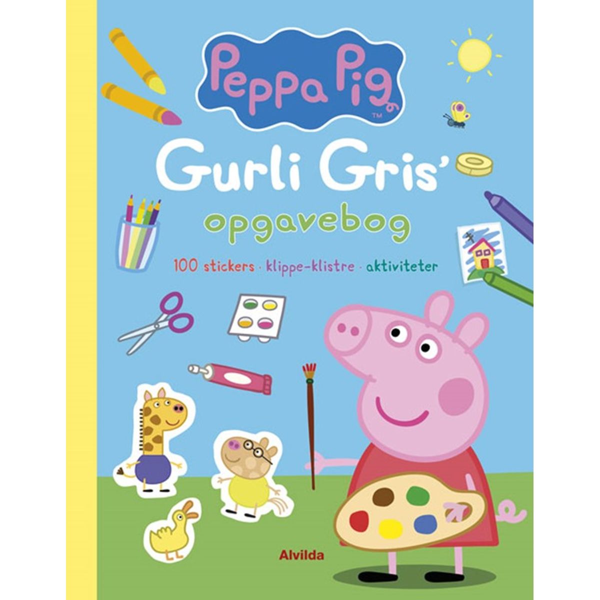 Peppa Pig - Gurli Gris opgavebog (100 stickers, klippe-klistre, aktiviteter)