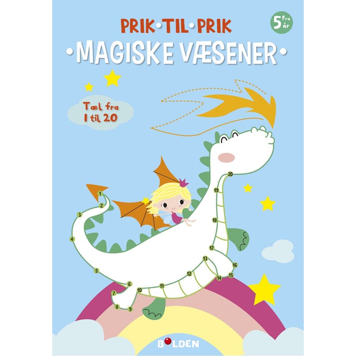 Prik til prik: Magiske væsner - Tæl fra 1 til 20