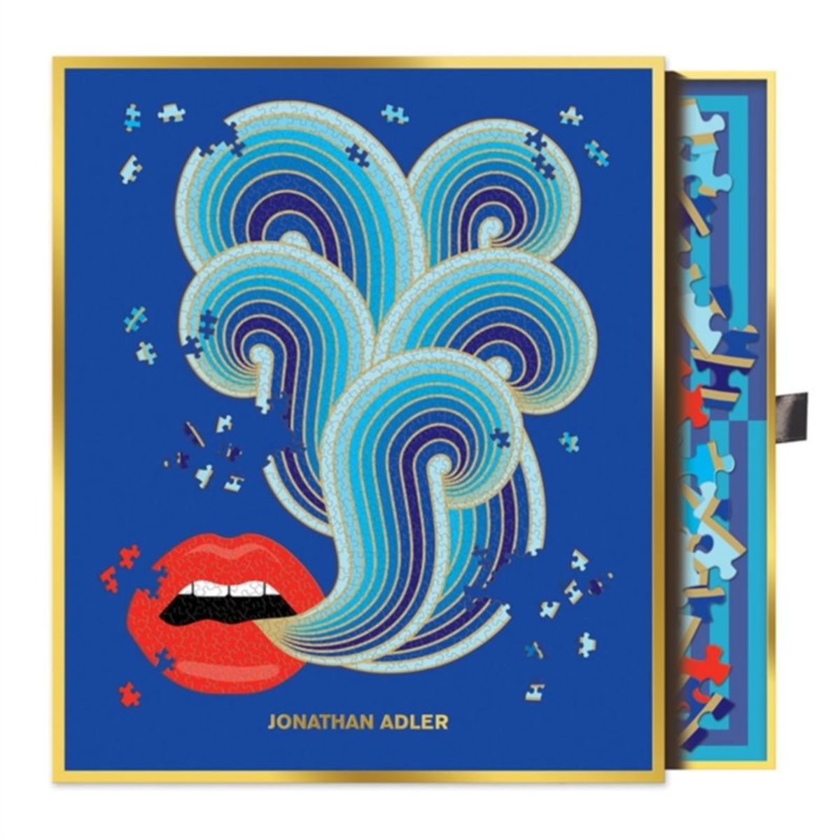 Jonathan Adler 750 Piece Lips Shaped Puzzle