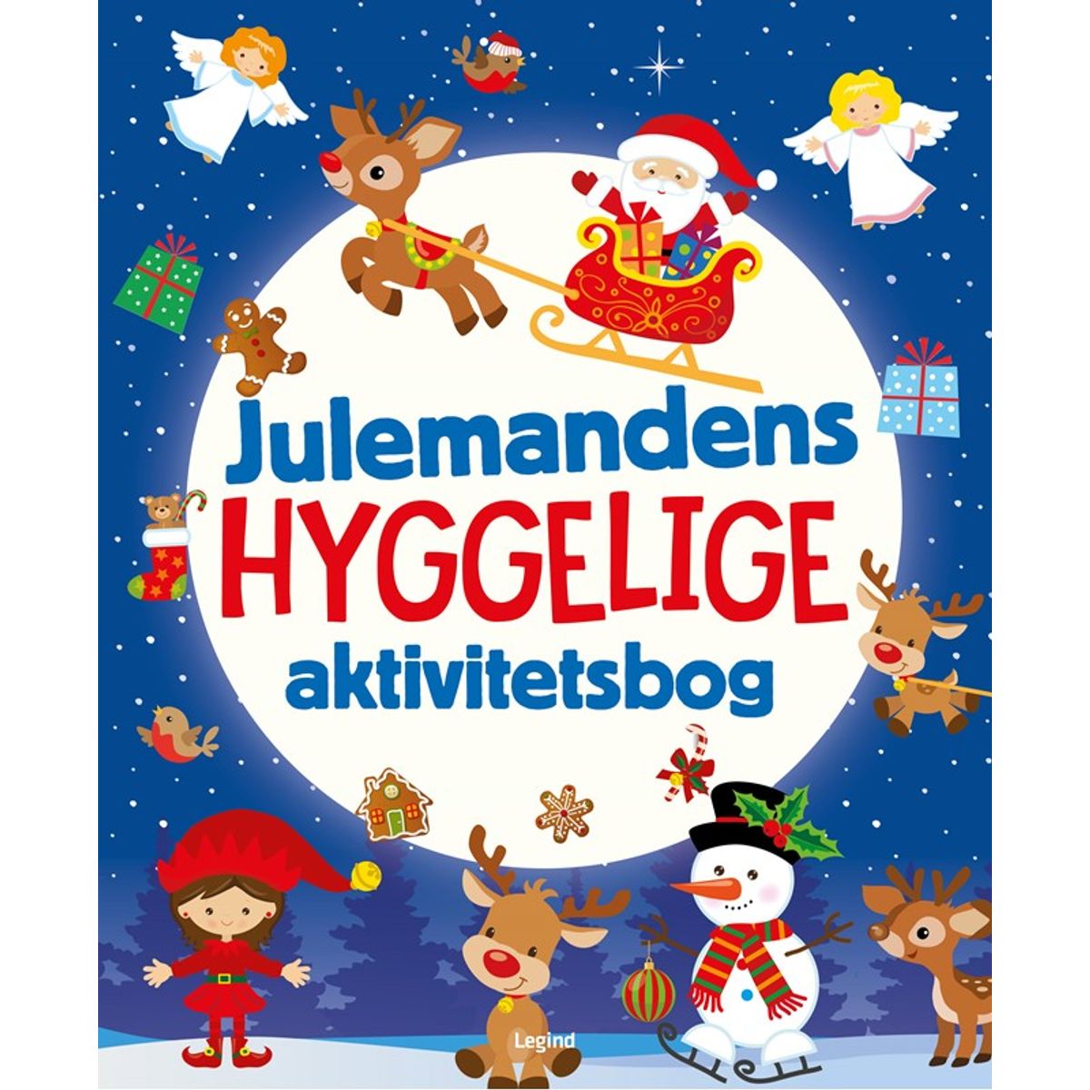 Julemandens hyggelige aktivitetsbog