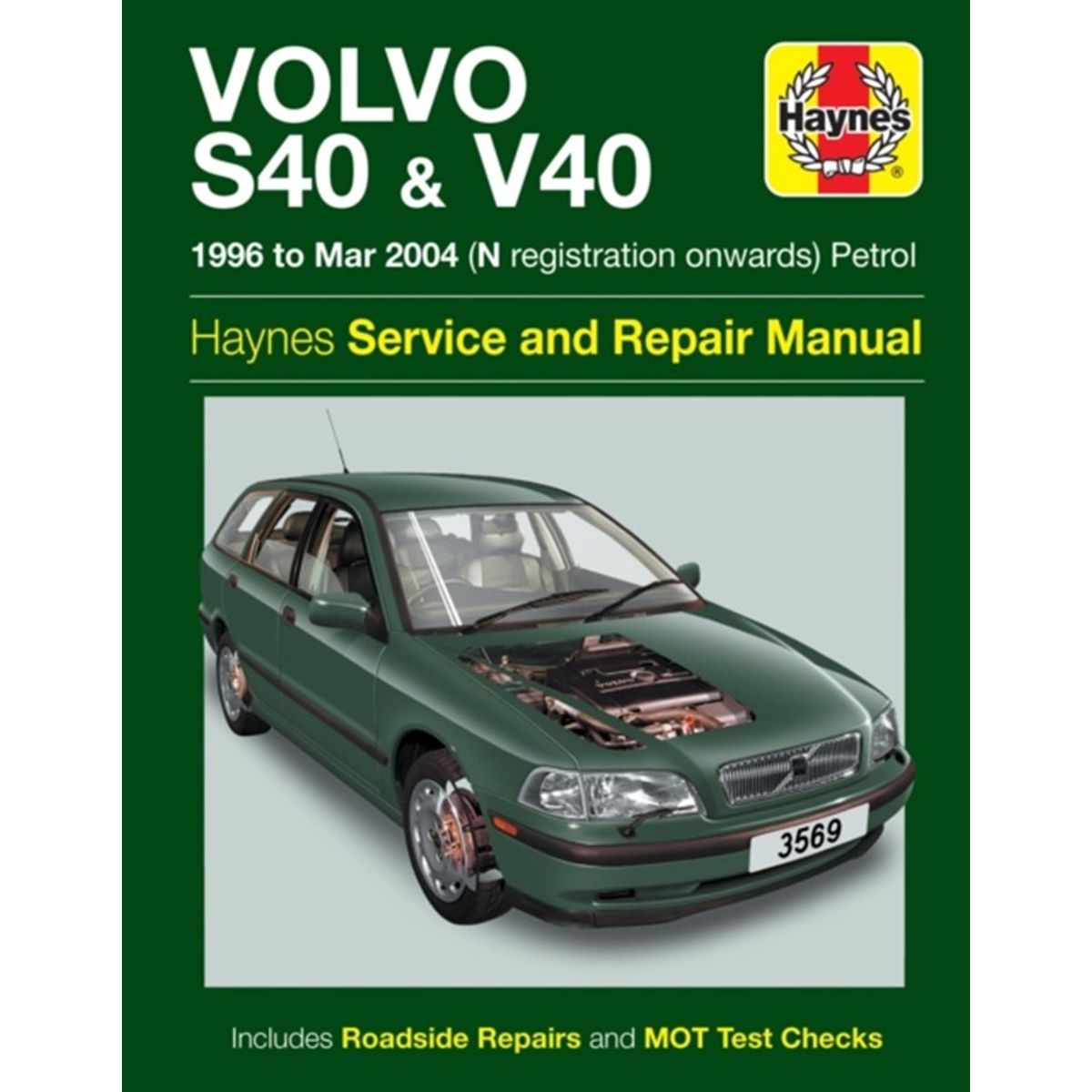 Volvo S40 & V40 Petrol (96 - Mar 04) Haynes Repair Manual