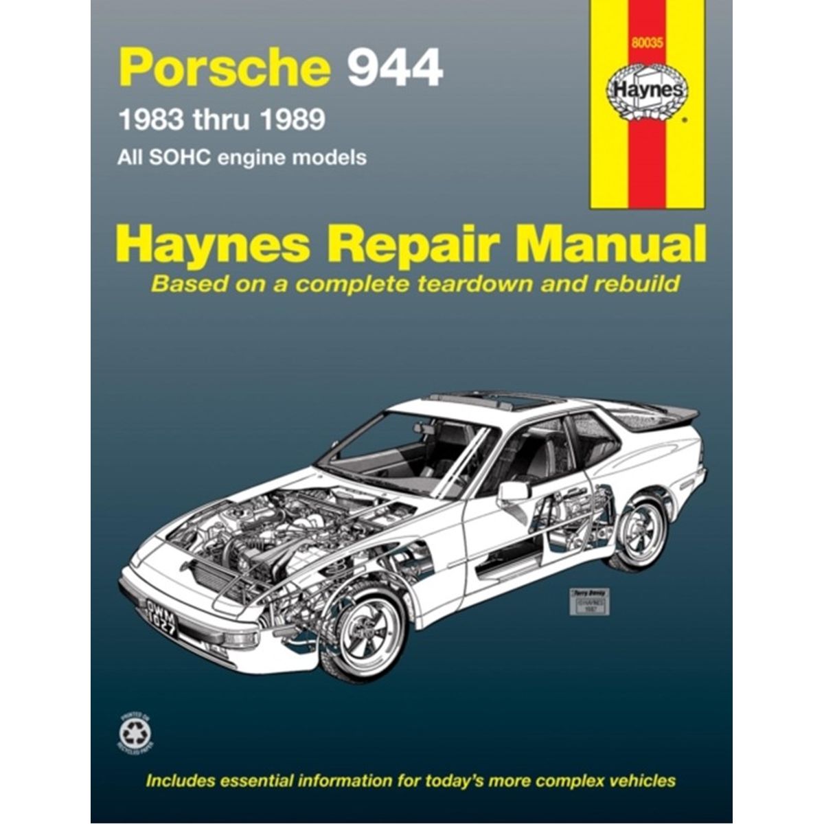 Porsche 944 4-cylinder (1983-1989) HaynesRepair Manual(USA)