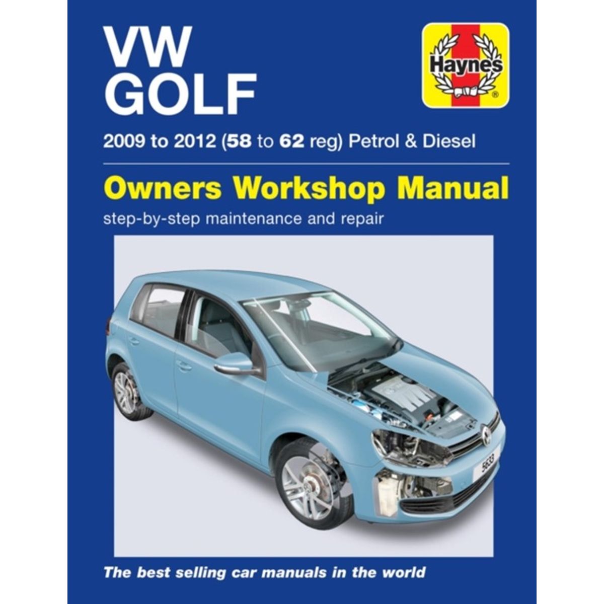 VW Golf Petrol and Diesel (09 - 12) 58 to 62