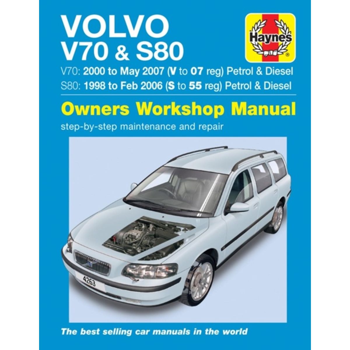 Volvo V70 / S80 Petrol & Diesel (98 - 07) Haynes Repair Manual