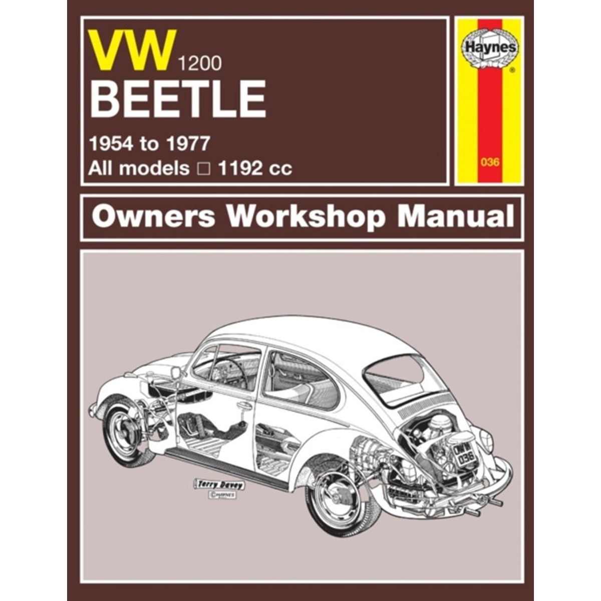 VW Beetle 1200 (54 - 77) Haynes Repair Manual