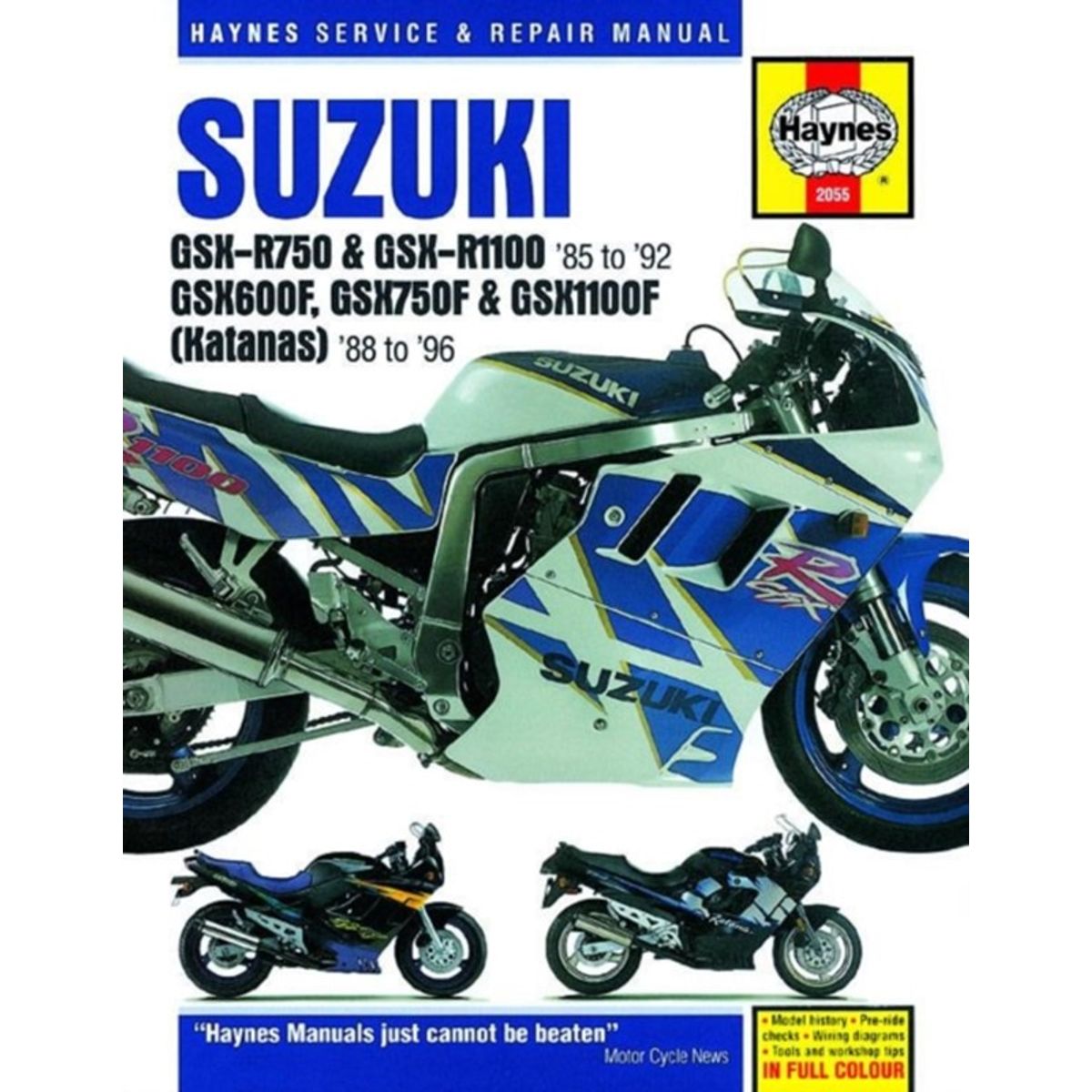 Suzuki GSX-R750 & GSX-R1100, GSX600F, GSX750F & GSX1100F (Katanas) (86 - 96)