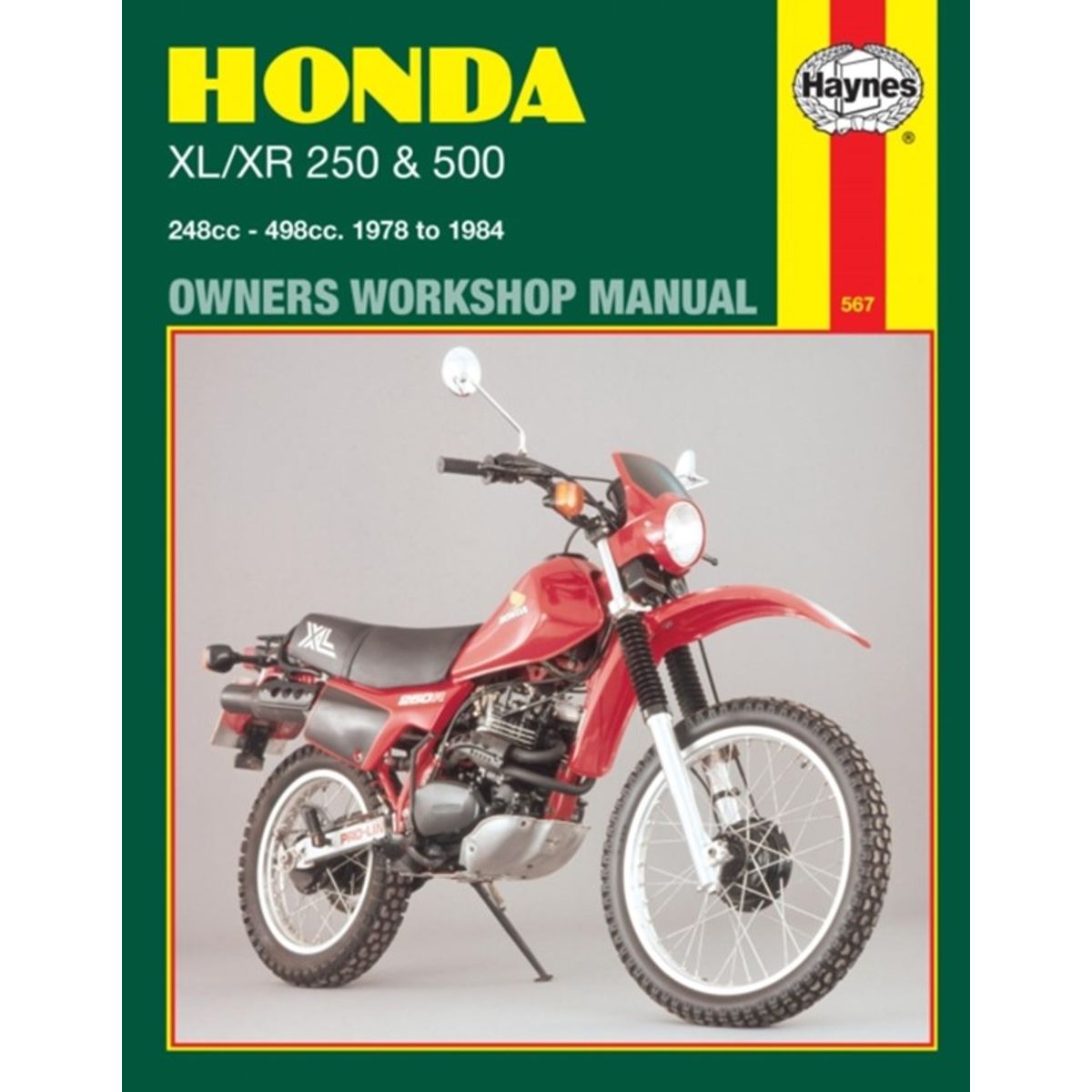 Honda XL/XR 250 & 500 (78 - 84) Haynes Repair Manual