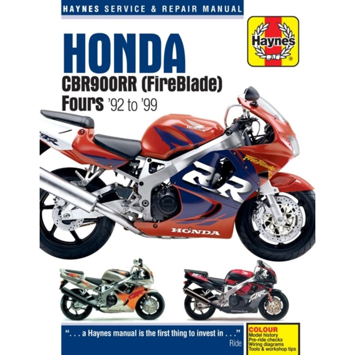 Honda CBR900RR FireBlade (92 - 99) Haynes Repair Manual