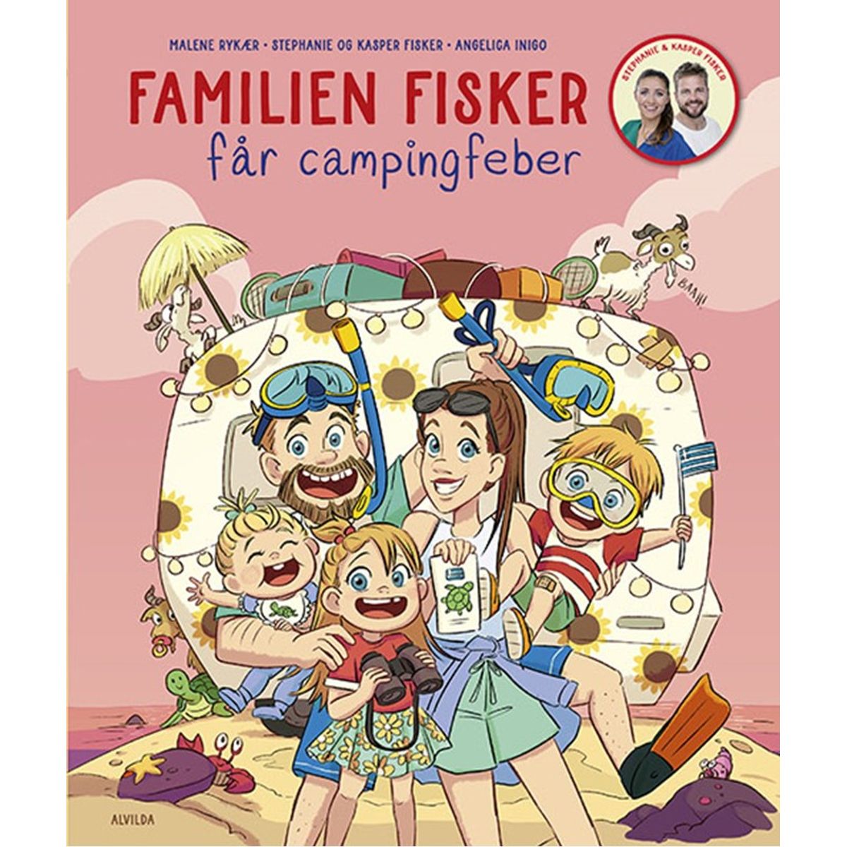 Familien Fisker får campingfeber