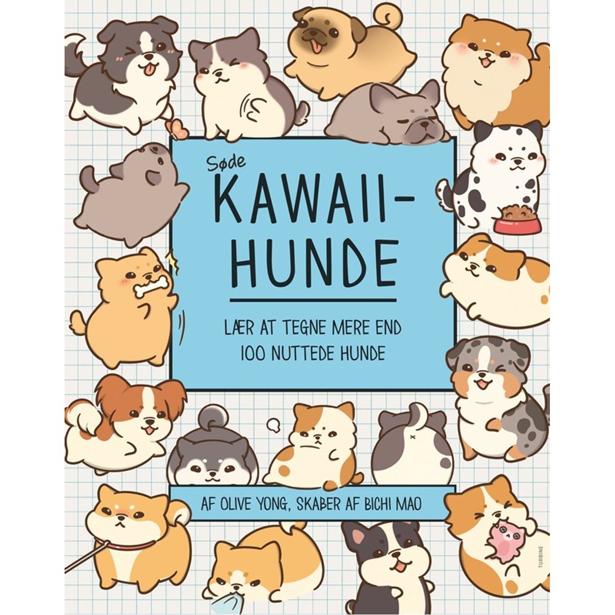 Søde kawaii-hunde