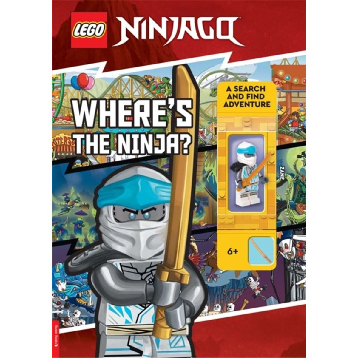 LEGO® NINJAGO®: Wheres the Ninja? A Search and Find Adventure (with Zane minifigure)