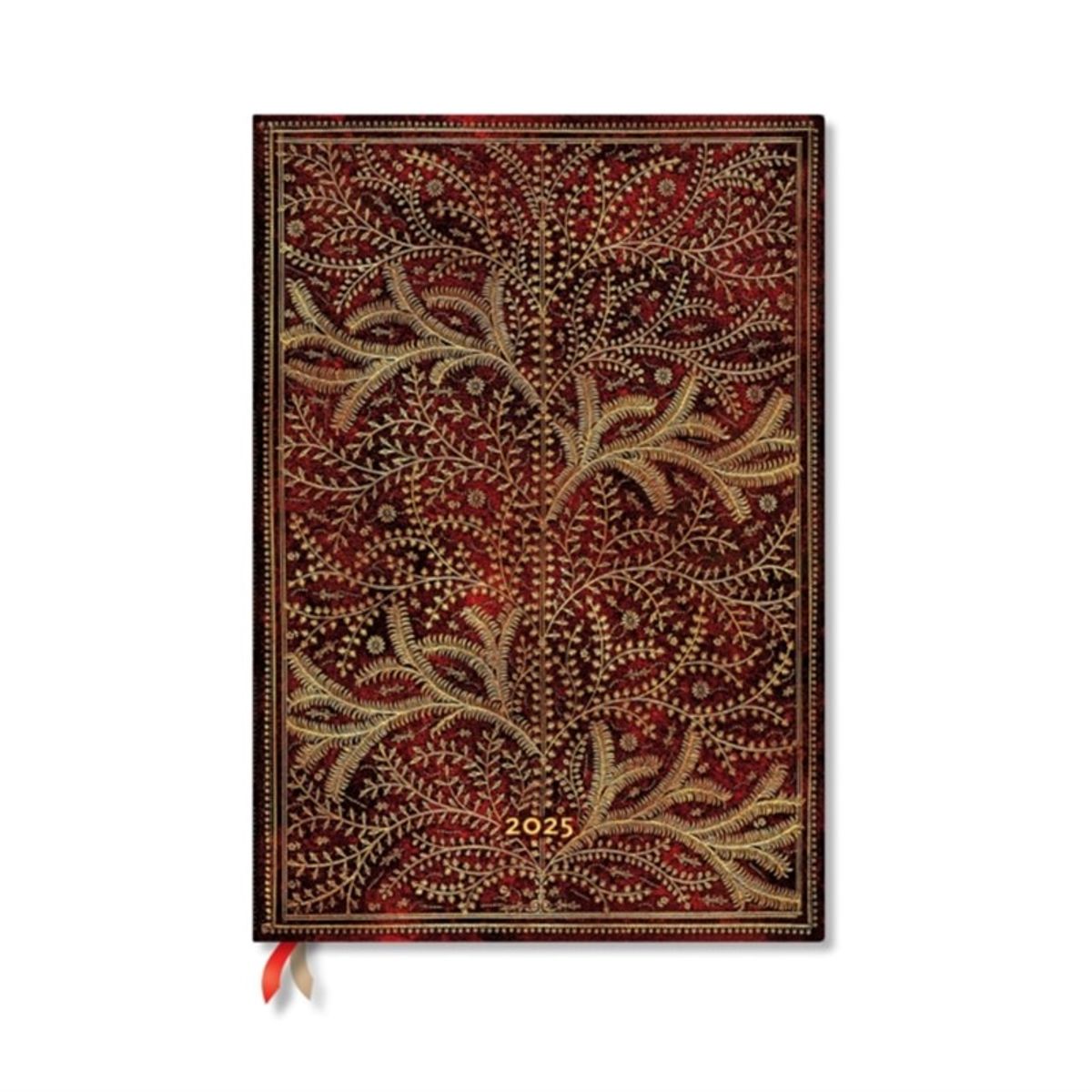 Wildwood (Tree of Life) Grande 12-month Vertical Hardback Dayplanner 2025 (Elastic Band Closure)