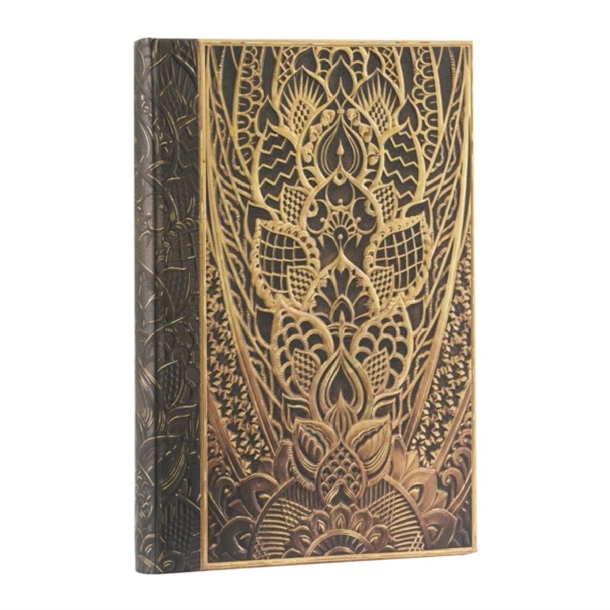 The Chanin Rise (New York Deco) Midi Unlined Hardback Journal (Elastic Band Closure)