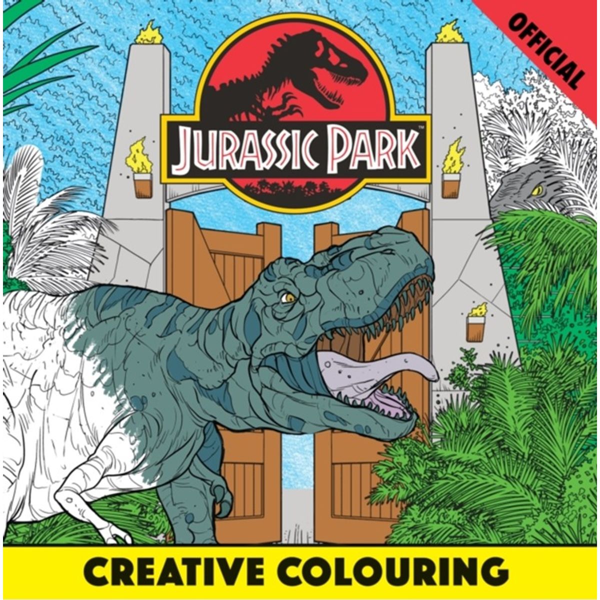 Official Jurassic Park Creative Colouring