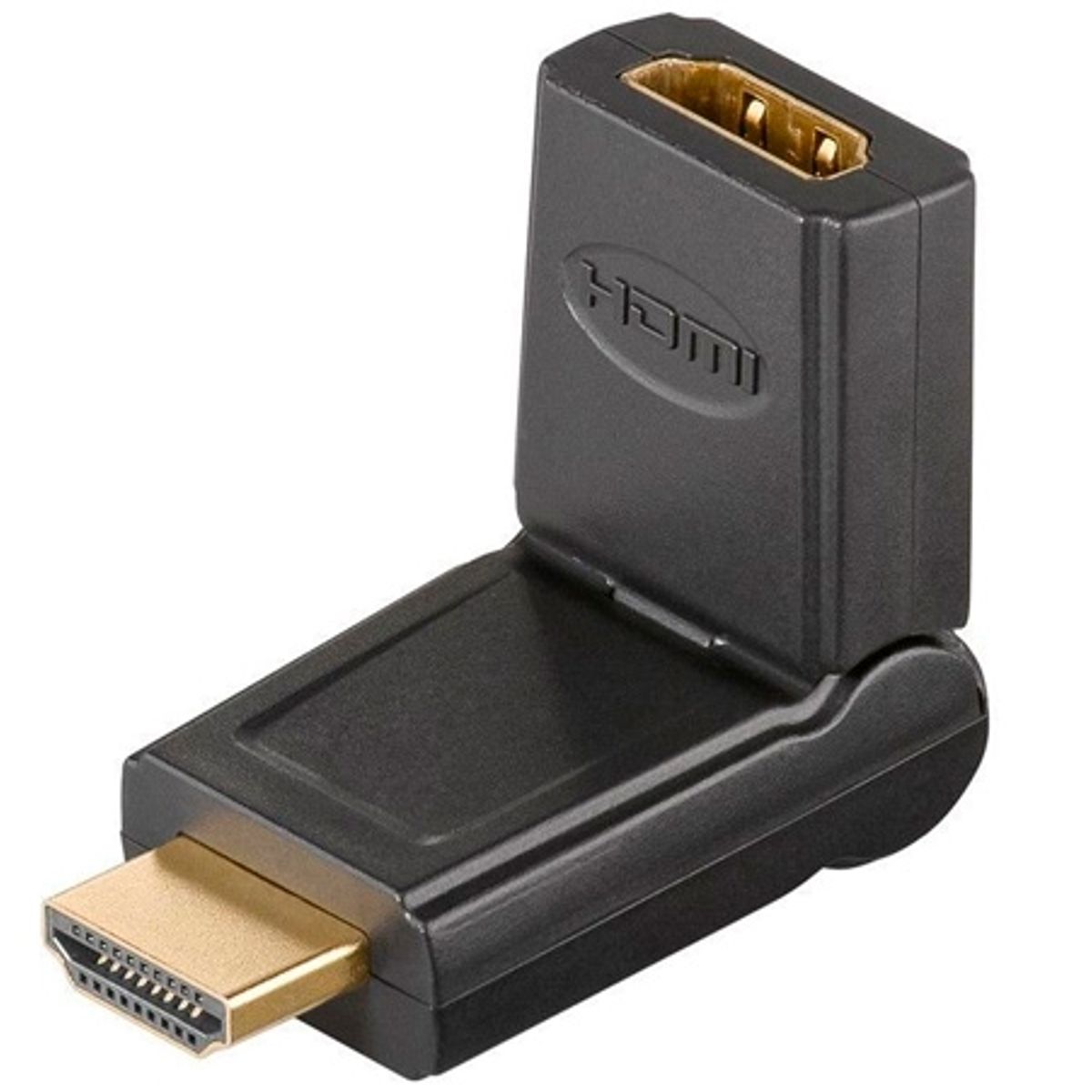 Goobay HDMI Adapter Med Vinkel - Sort