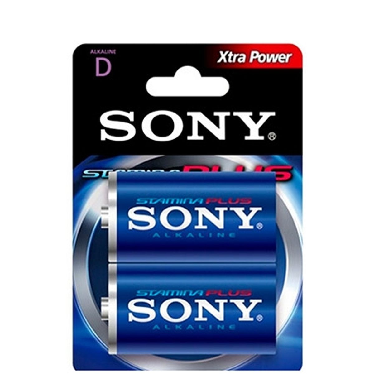 Sony Alkaline Batterier D/LR20 - 2 stk