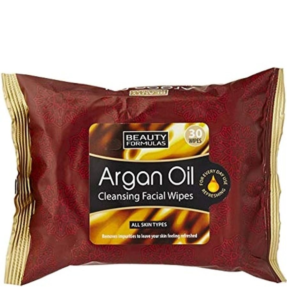 Beauty Formulas Argan Oil Renseservietter - 30 stk.