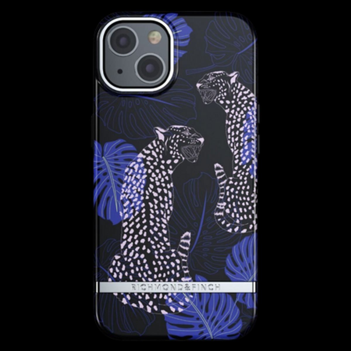 Richmond & Finch Blue Cheetah iPhone 13 Cover