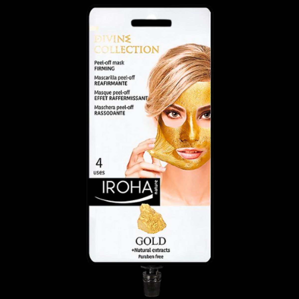 Iroha Nature Gold Firming Peel-Off Mask - 25 ml