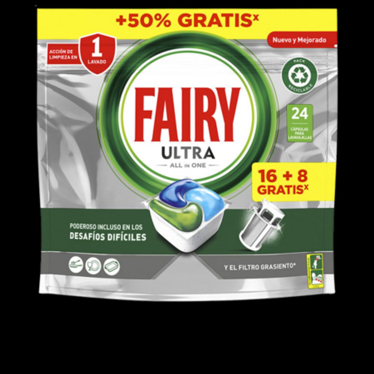 Fairy All in 1 Ultra Plus Opvasketabs - 24 stk