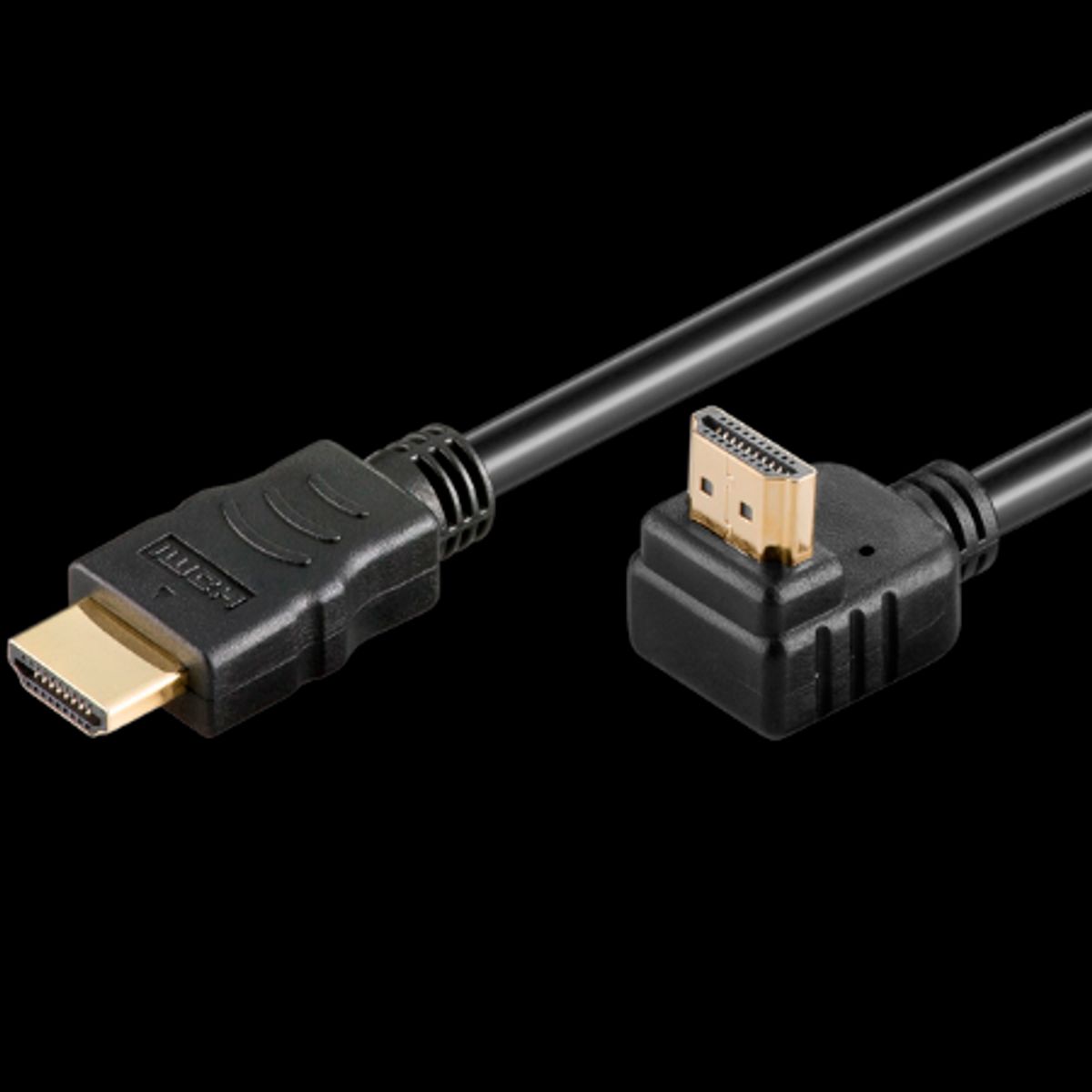 Goobay High Speed 90 ° Vinklet HDMI Kabel - 1,5 m