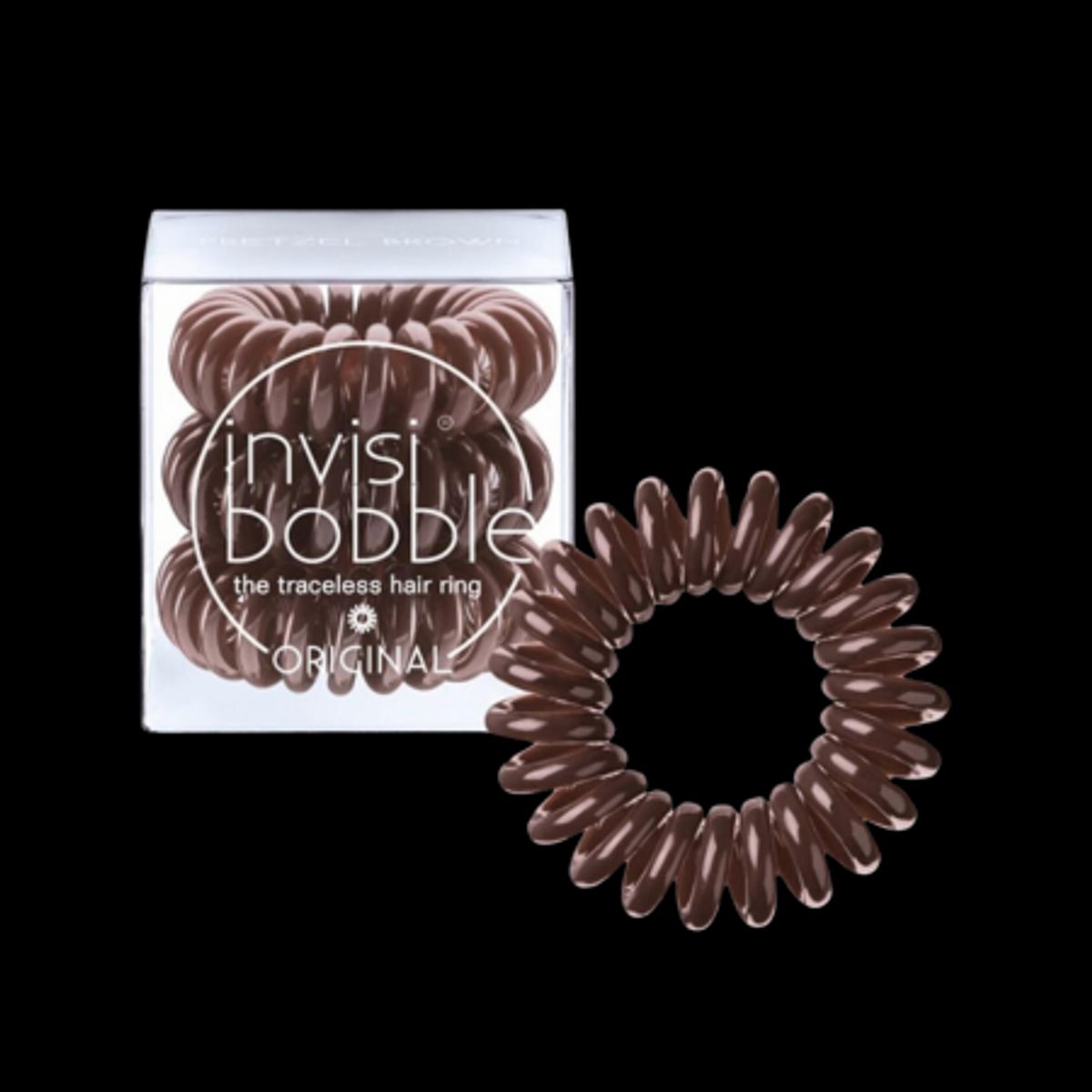 Invisibobble Original Pretzel Brown Hårelastikker - 3 stk