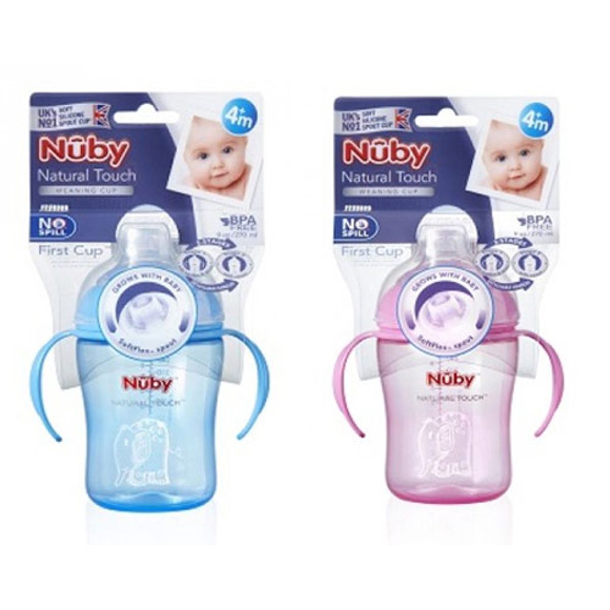 Nuby Drikkeflaske 270ml 4+mdr