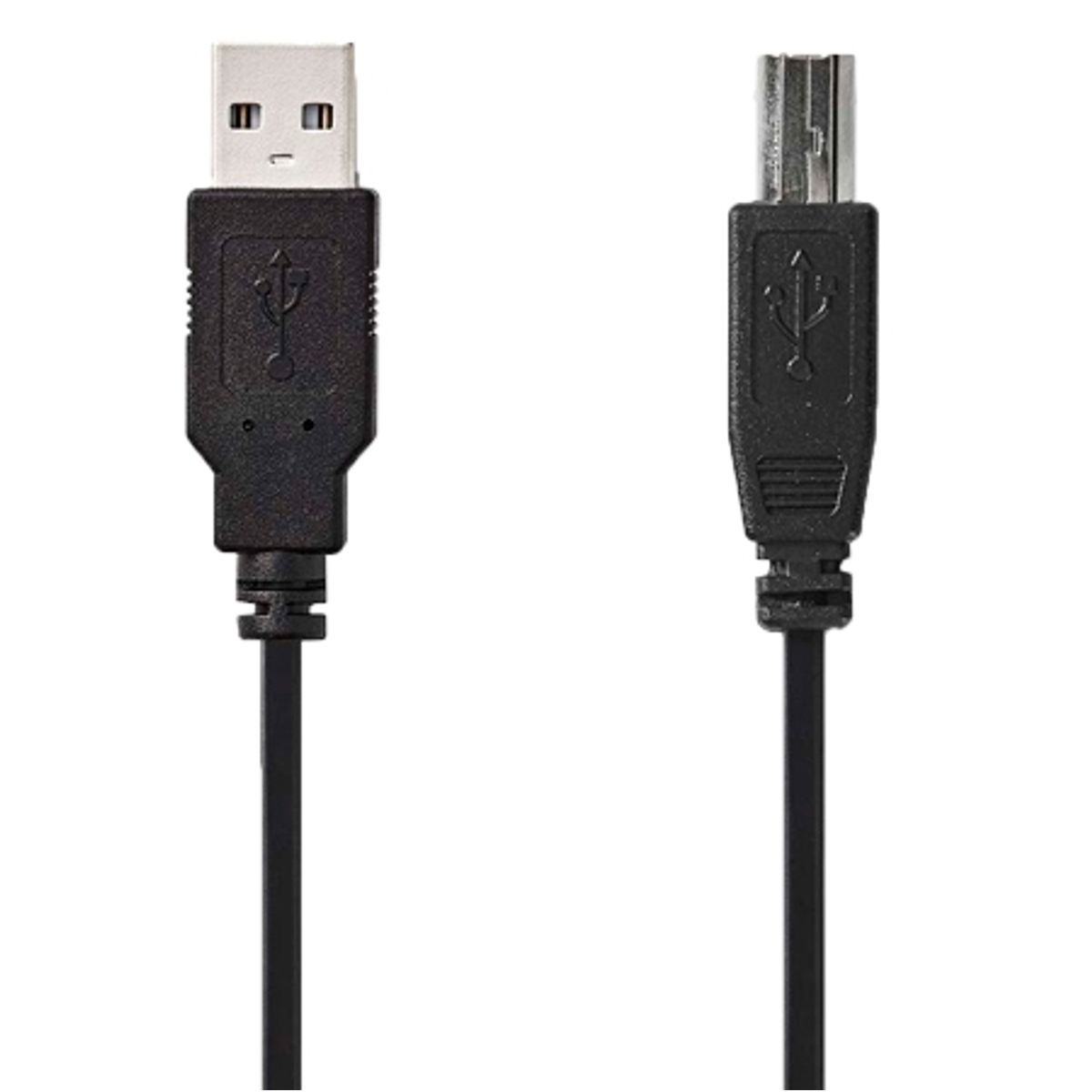 Nedis USB 2.0 Kabel A (Han) til B (Han) - 0.5 Meter