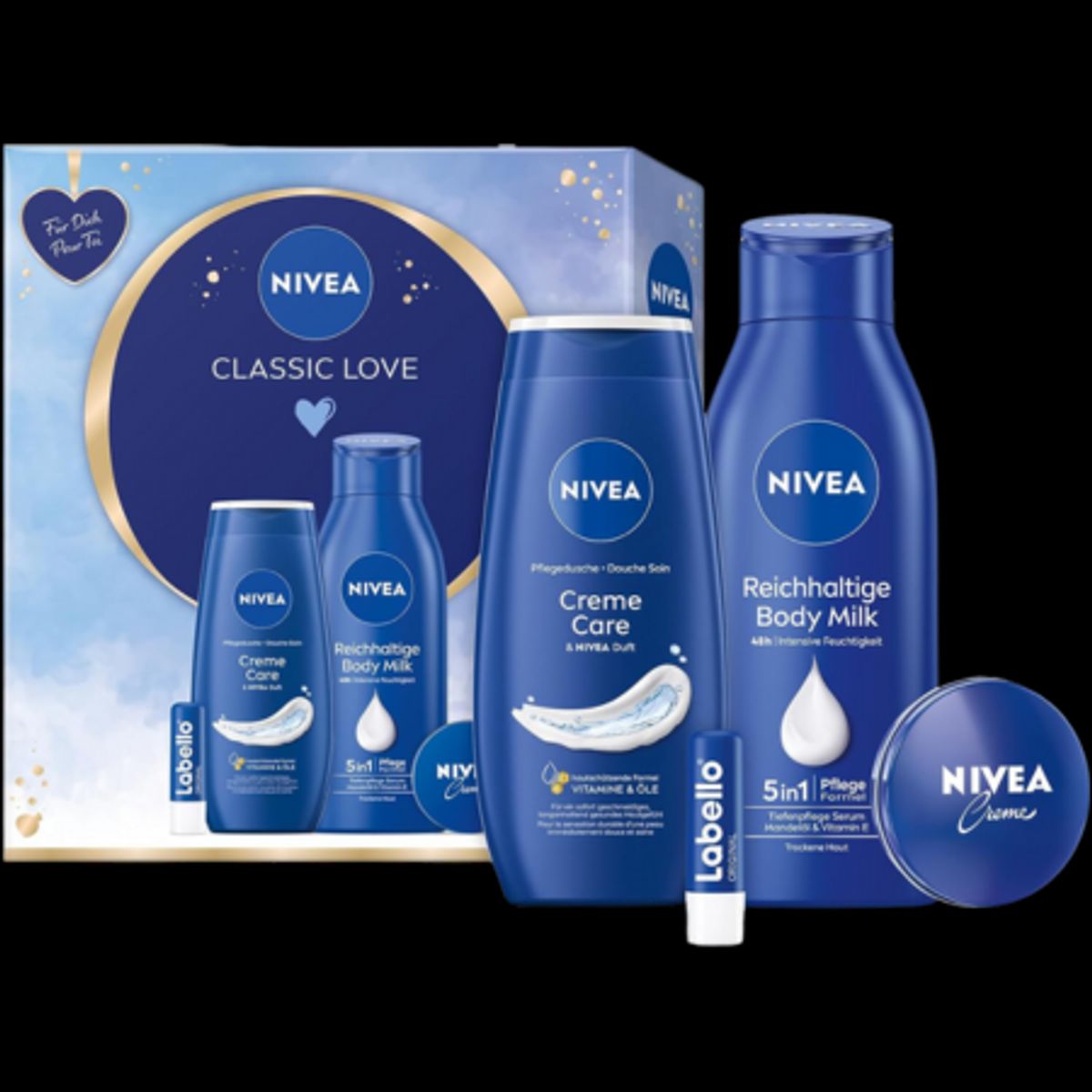 Nivea Classic Love Gavesæt - 4 dele