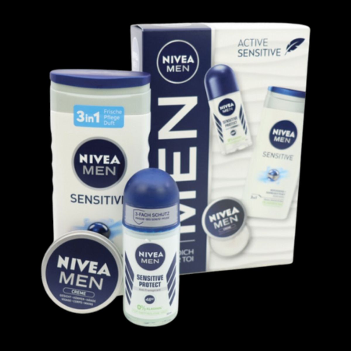 Nivea GP Active Sensitive Deo Sensitive - 3 dele