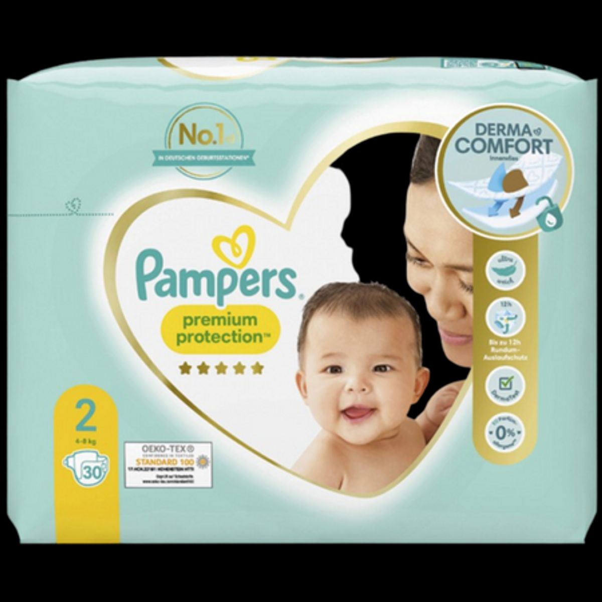 Pampers Premium Protection Str. 2 (4-8 kg) 30 stk.