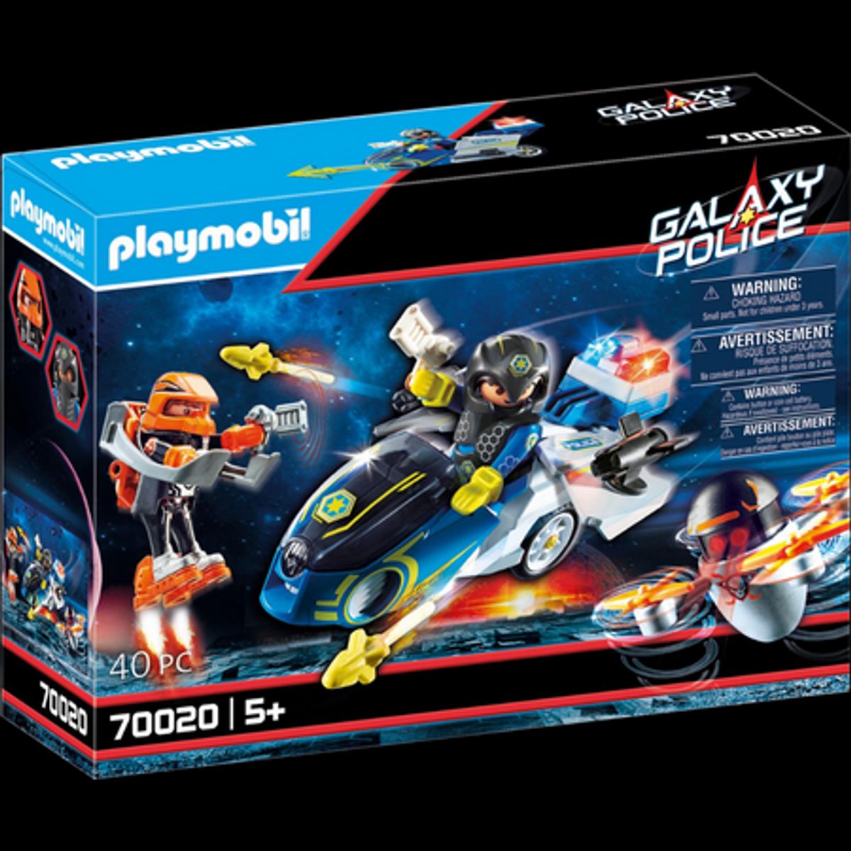 Playmobil Galaxy Police Politimotorcykel