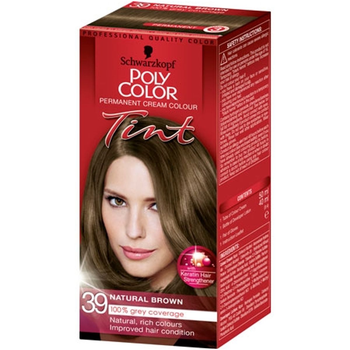 Schwarzkopf Poly Color Tint Hårfarve - 39 Natural Brown