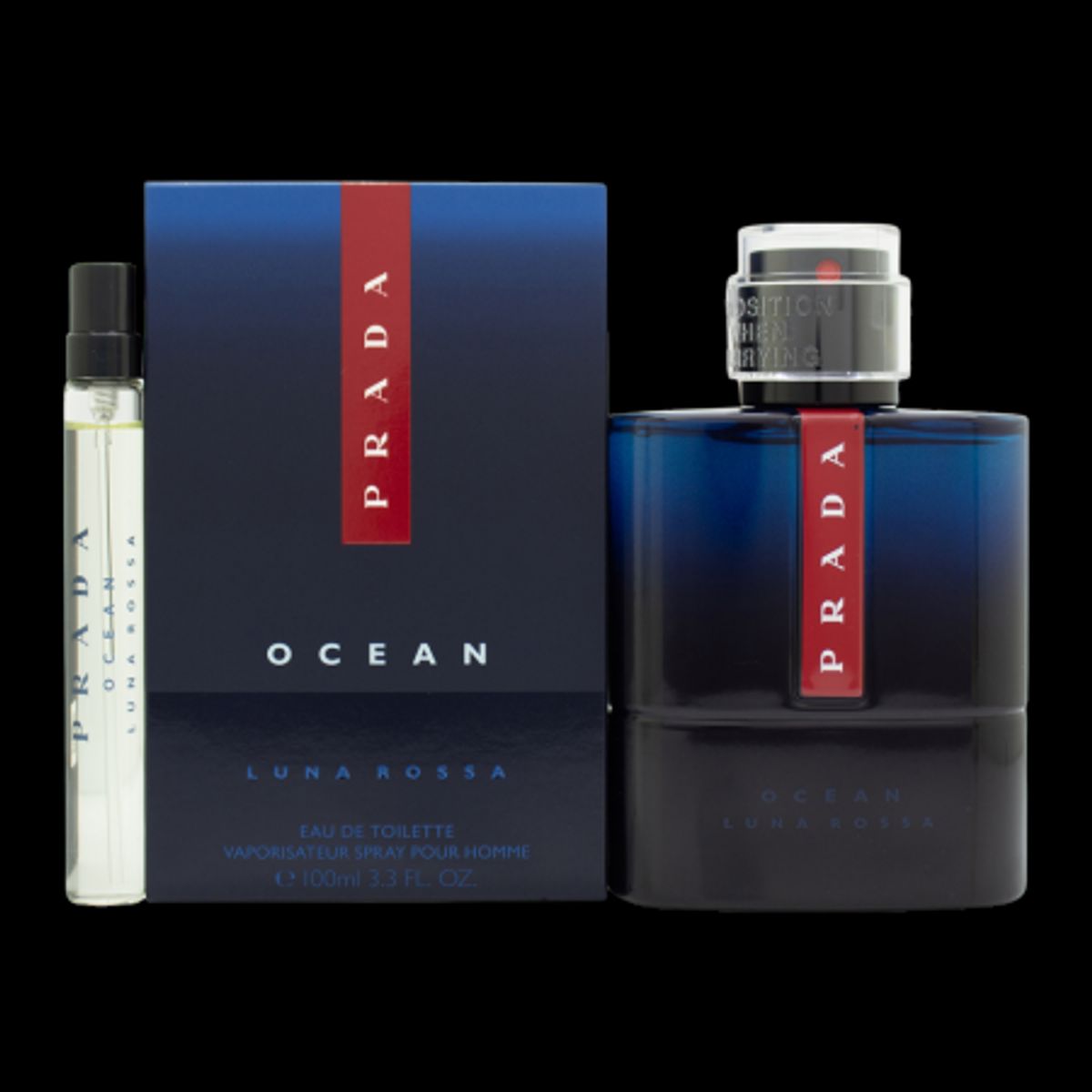 Prada Luna Rossa Ocean Eau de Toilette Gavesæt - EDT 100ml & EDT 10ml