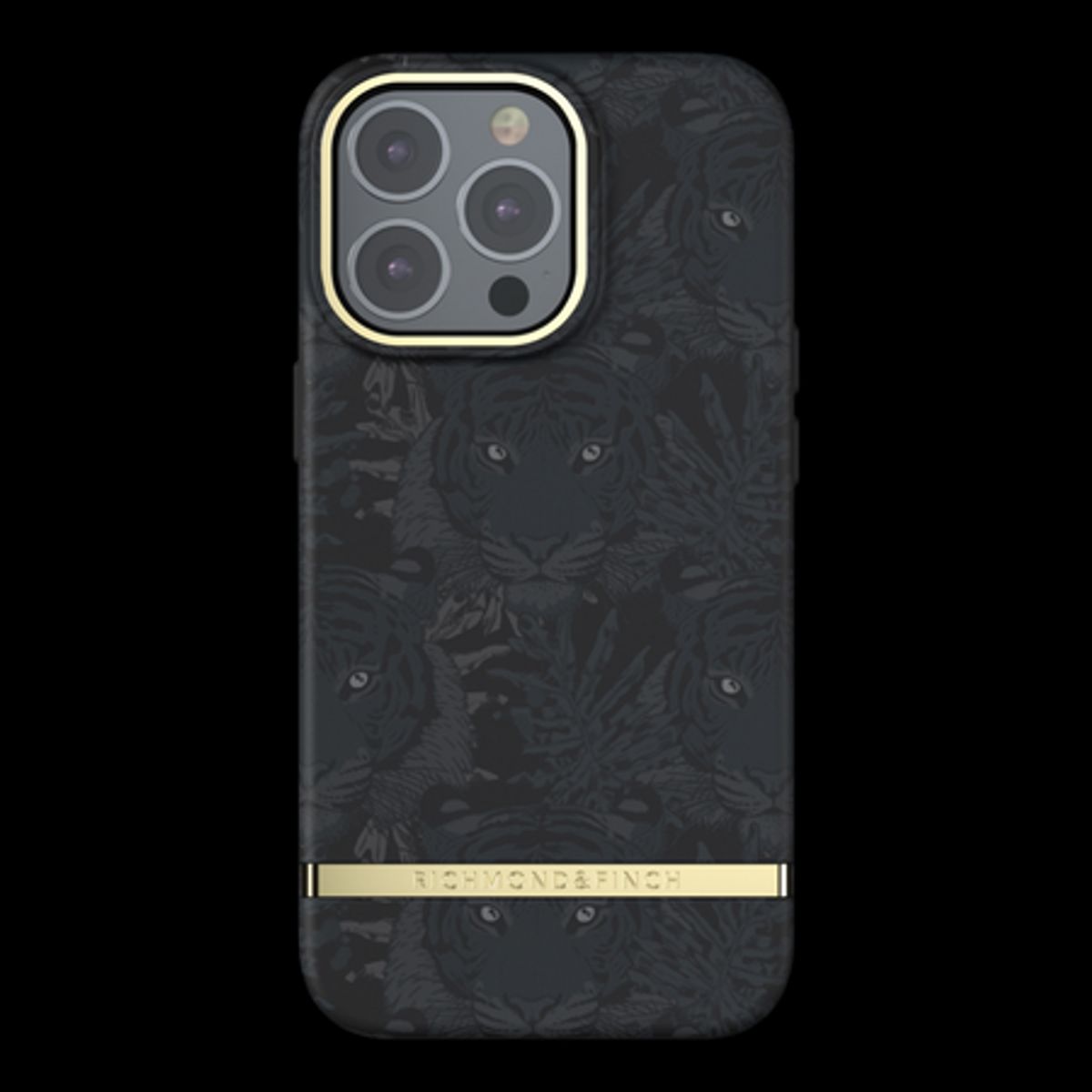 Richmond & Finch Black Tiger iPhone 13 Pro Cover