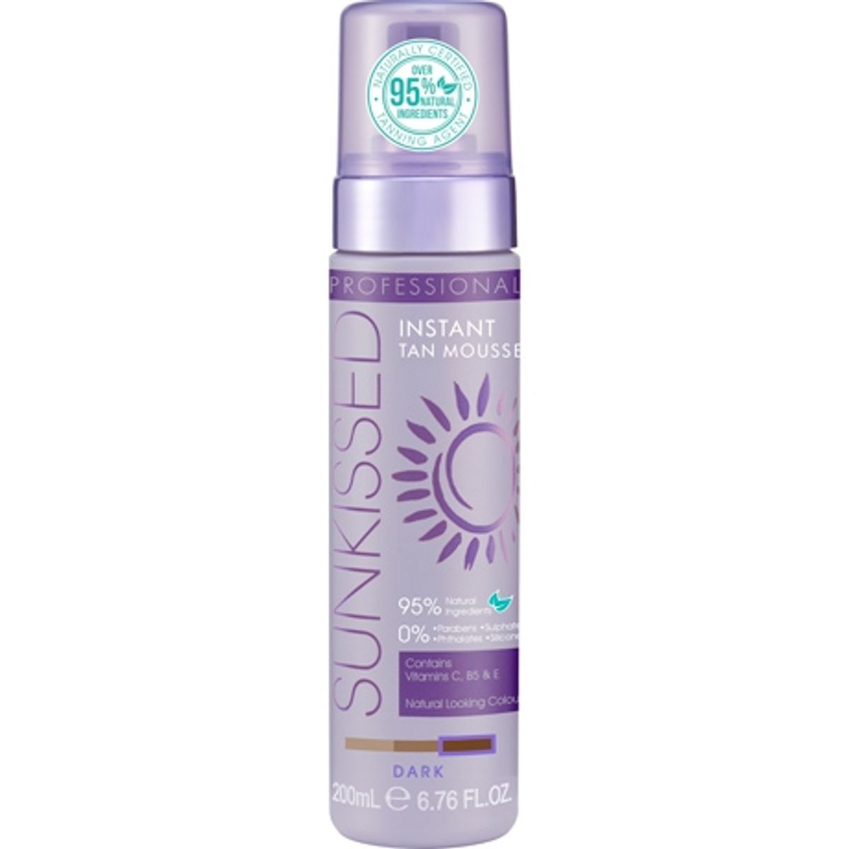 SUNkissed Professional Instant Selvbruner Mousse - Dark