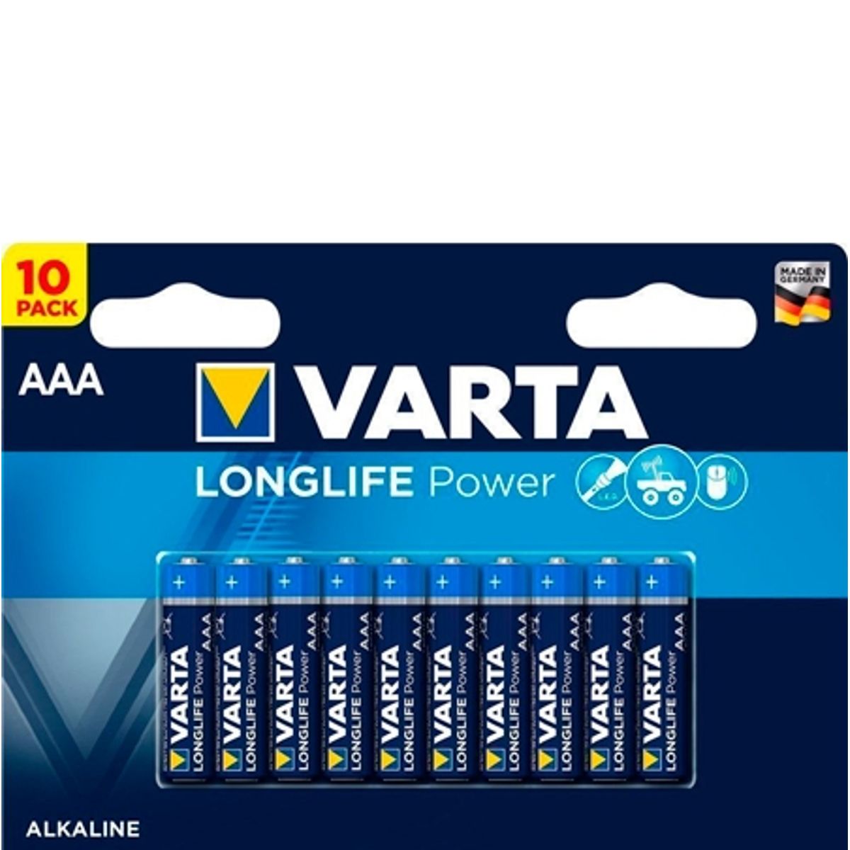 Varta Longlife AAA Batterier - 10 stk