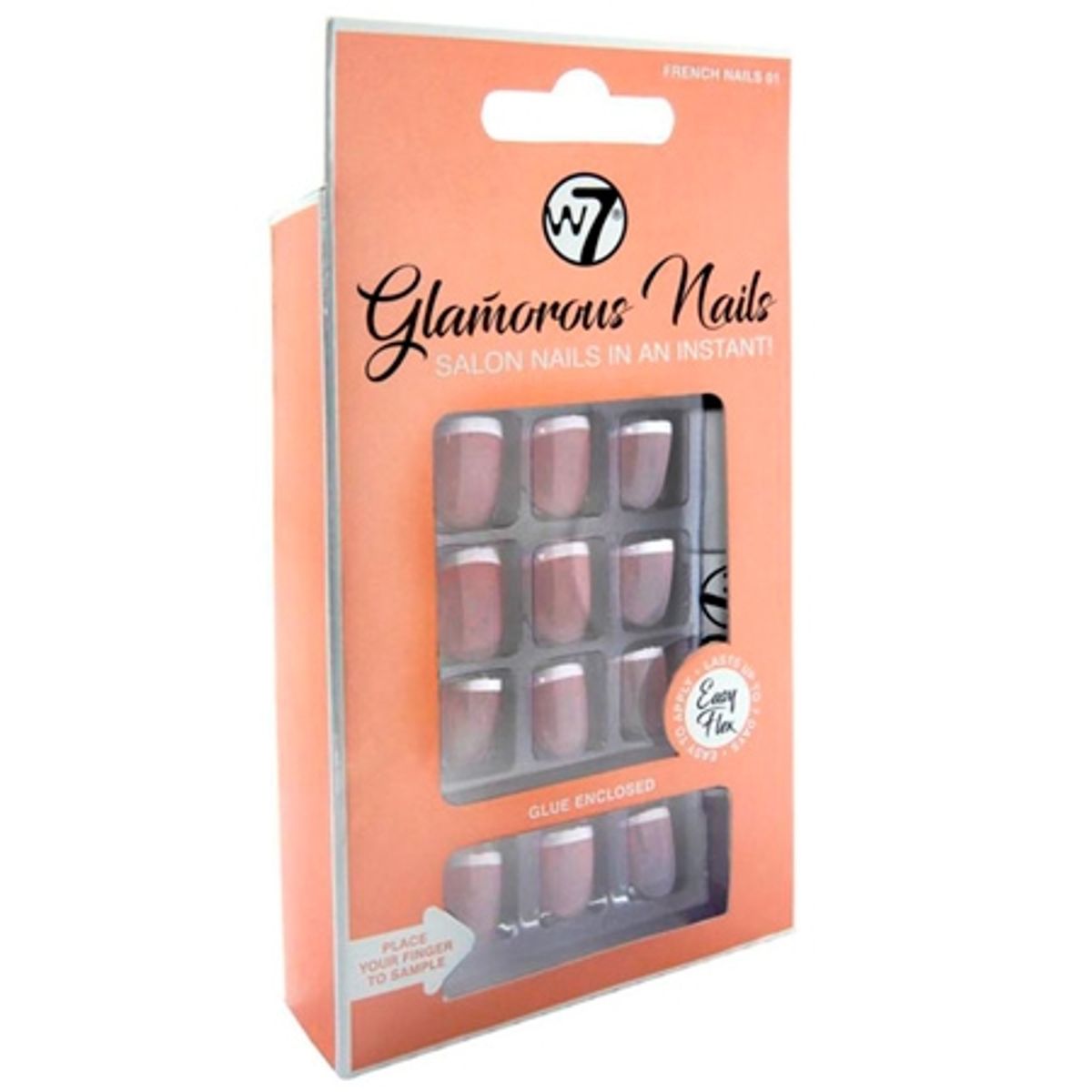 W7 Glamorous Nails French Nails - 24 stk