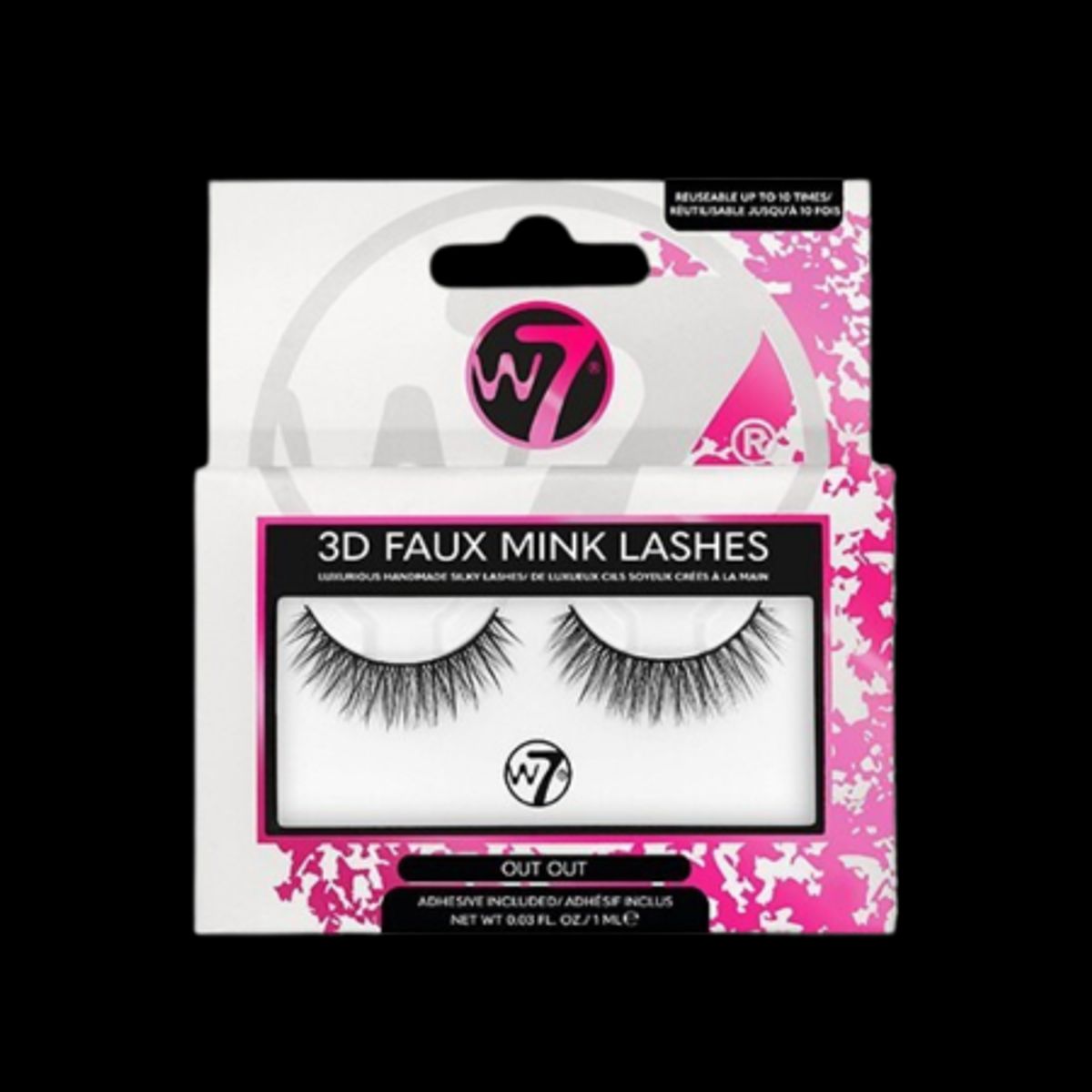 W7 3D Faux Mink Lashes Out Out Falske Øjenvipper