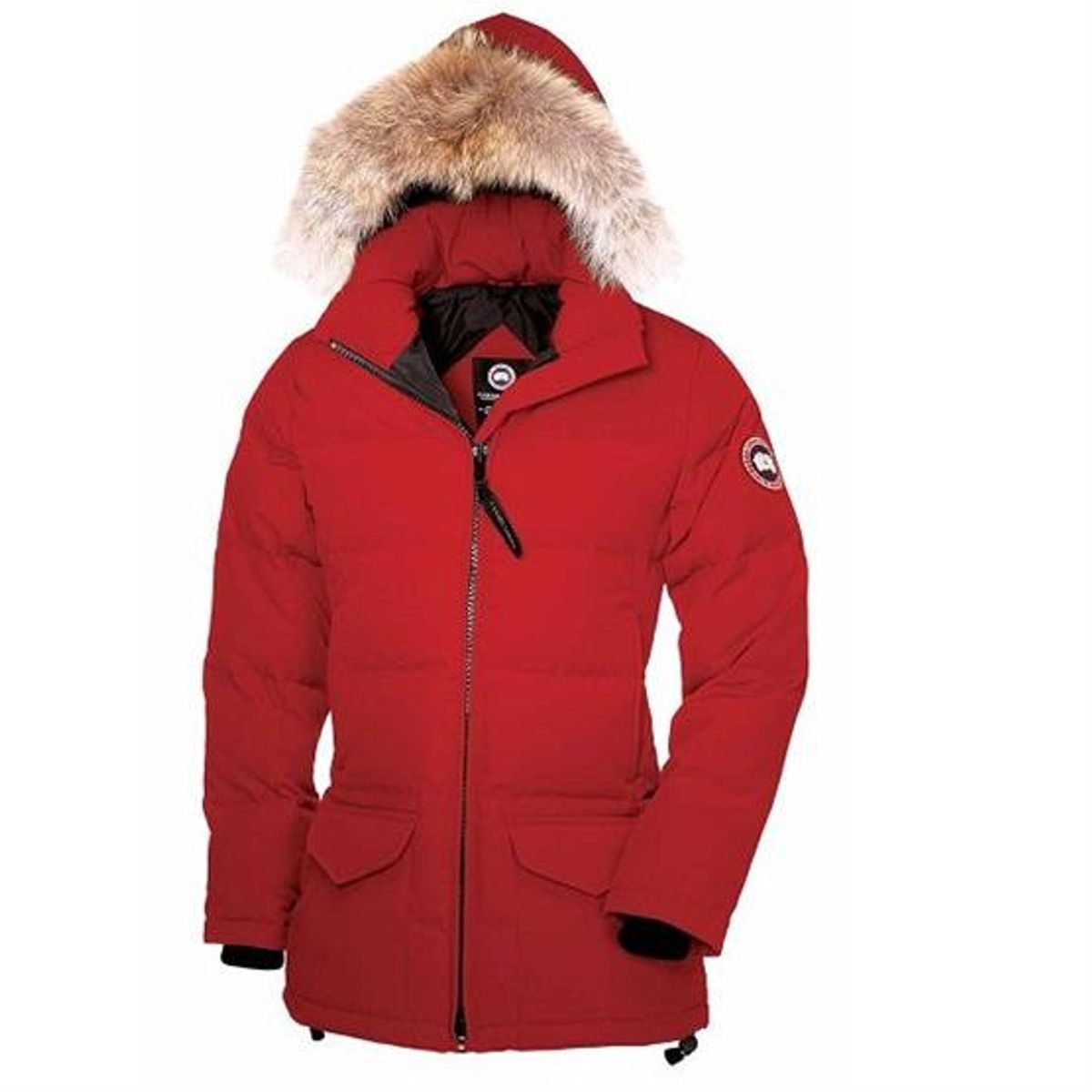 Canada Goose Ladies Solaris Parka, Red