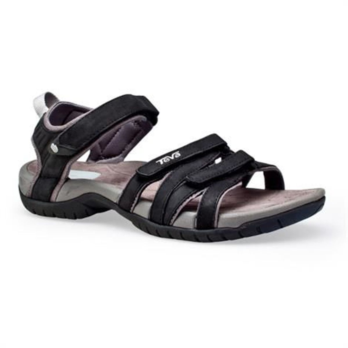 Teva Tirra Leather Dame, Black