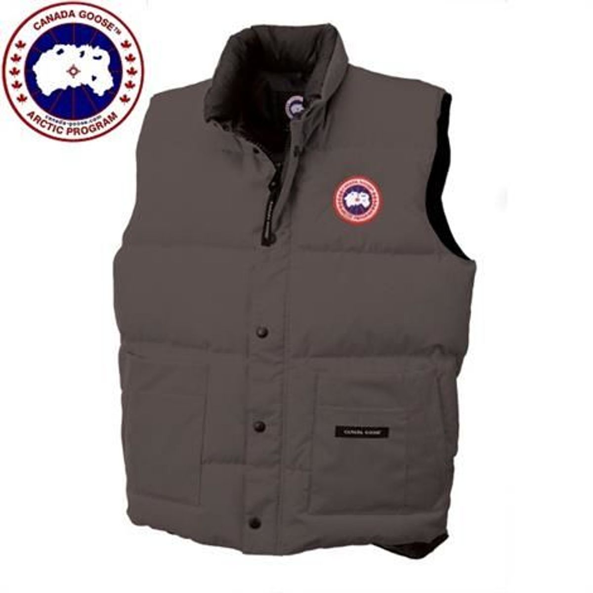 Canada Goose Mens Freestyle Vest, Mid Grey