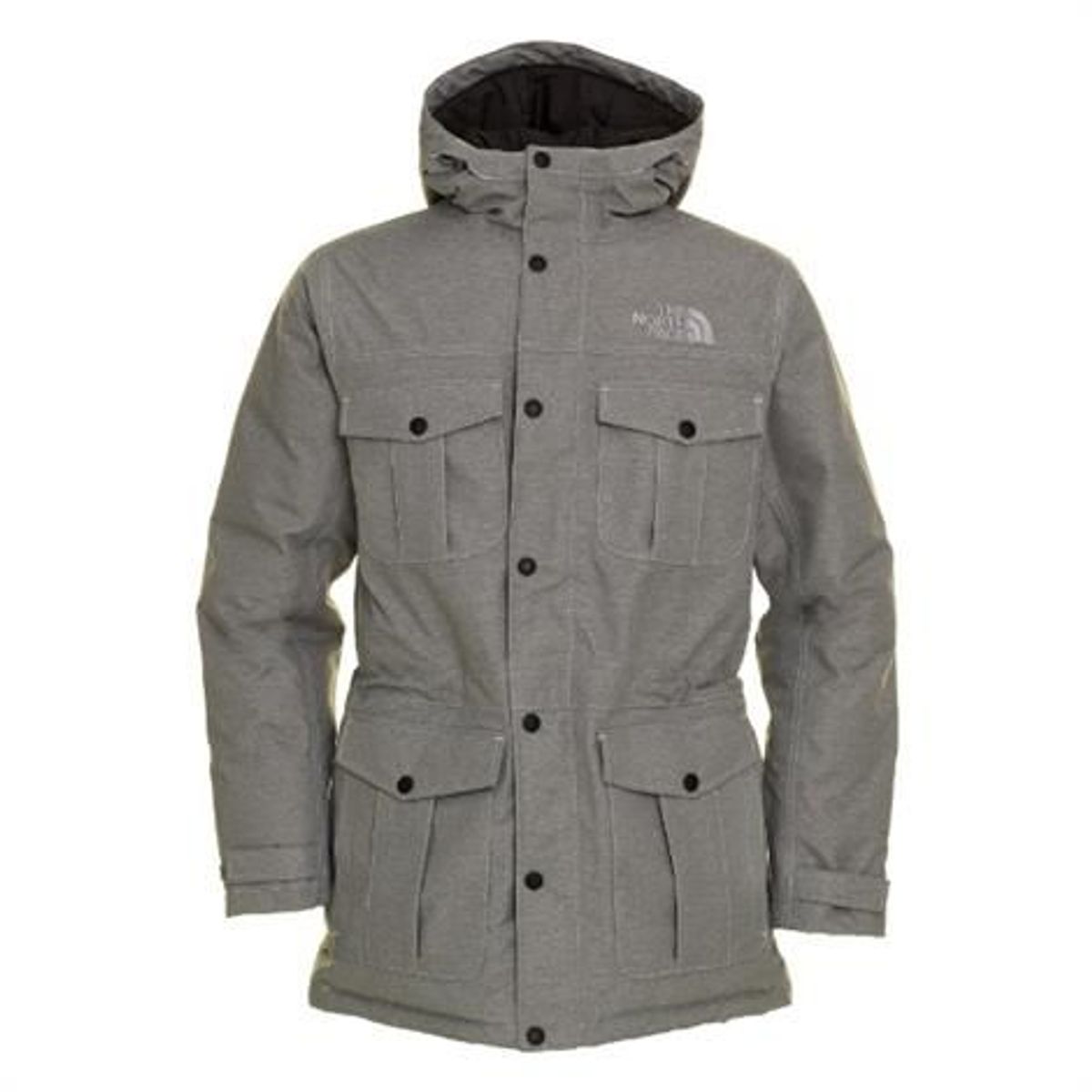 The North Face Mens Bedford Down Parka, Zinc Grey Heather