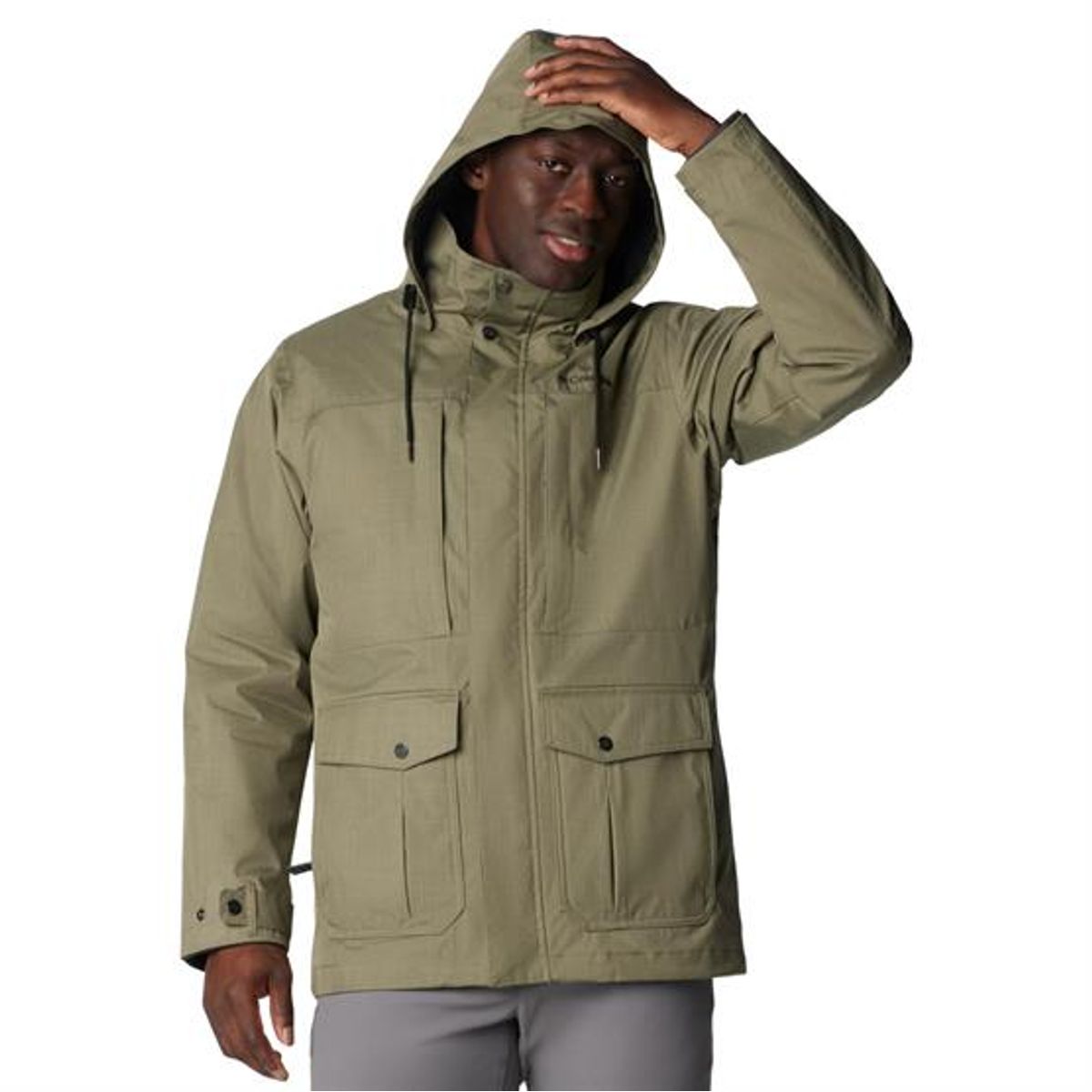 Columbia Horizons Pine II Interchange Jacket Mens, Stone Green