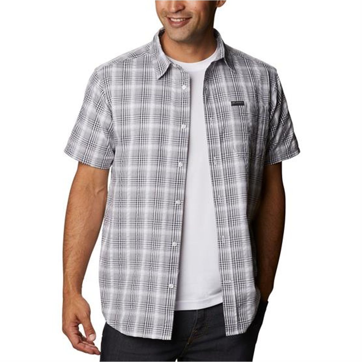 Columbia Brentyn Trail SS Shirt Mens, City Grey