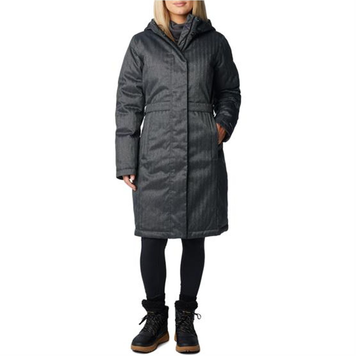 Columbia Juniper Ridge II Down Jacket Womens, Black Herringbone