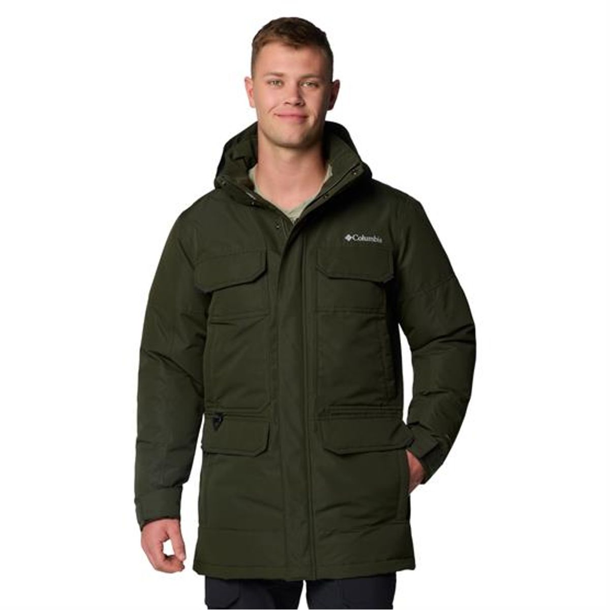 Columbia Landroamer II Down Parka Mens, Greenscape