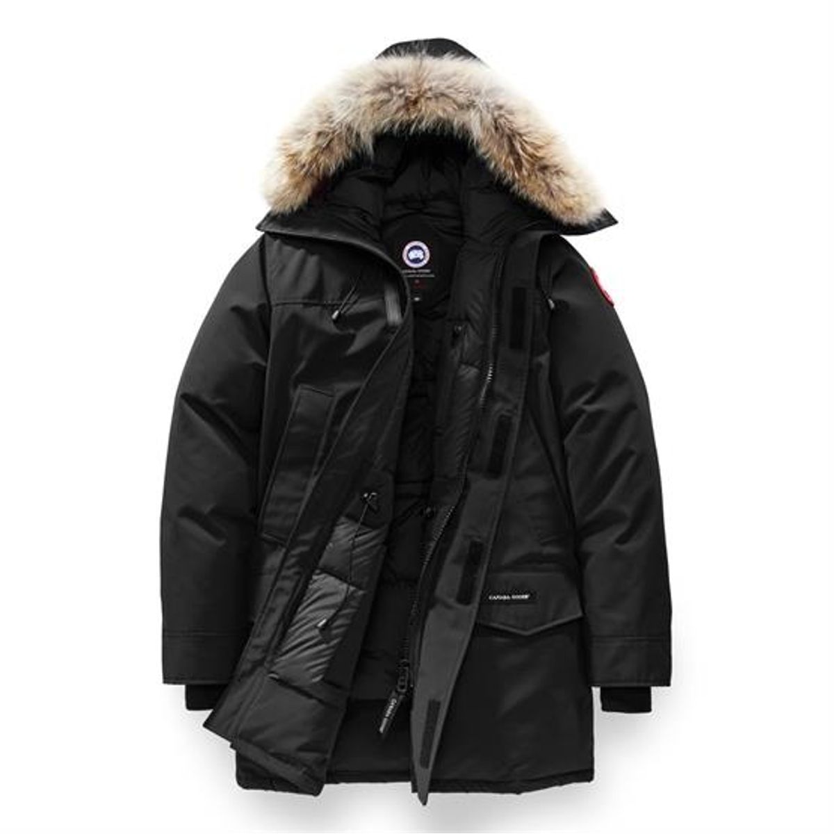 Canada Goose Mens Langford Parka, Black